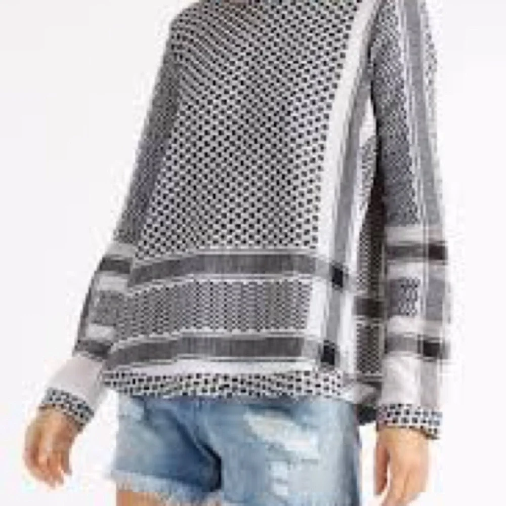 Cecilia Copenhagen Pink Handloom Keffiyeh Pattern Boxy Blouse $329 Medium - Picture 11 of 11